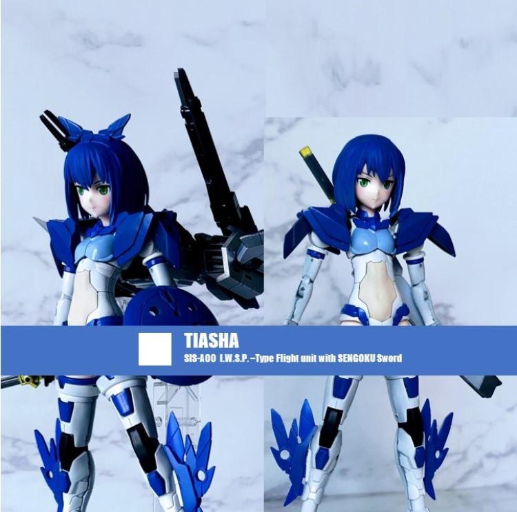 ティアーシャ I.W.S.P.フライトユニット + 戦国剣装備