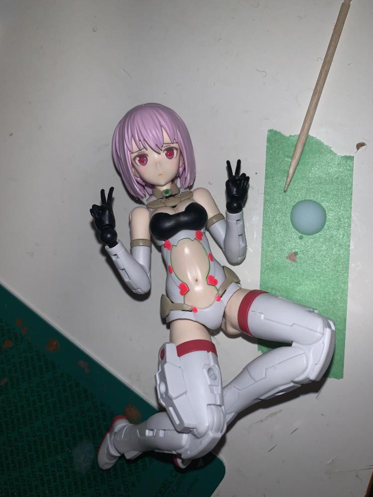 パーマネントバーニッシュ塗布例
