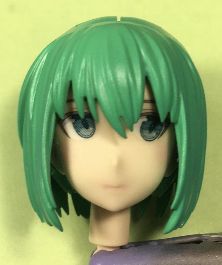 目尻を下げた感じに