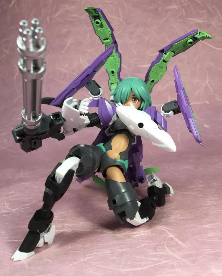立ち膝ガトリングガン