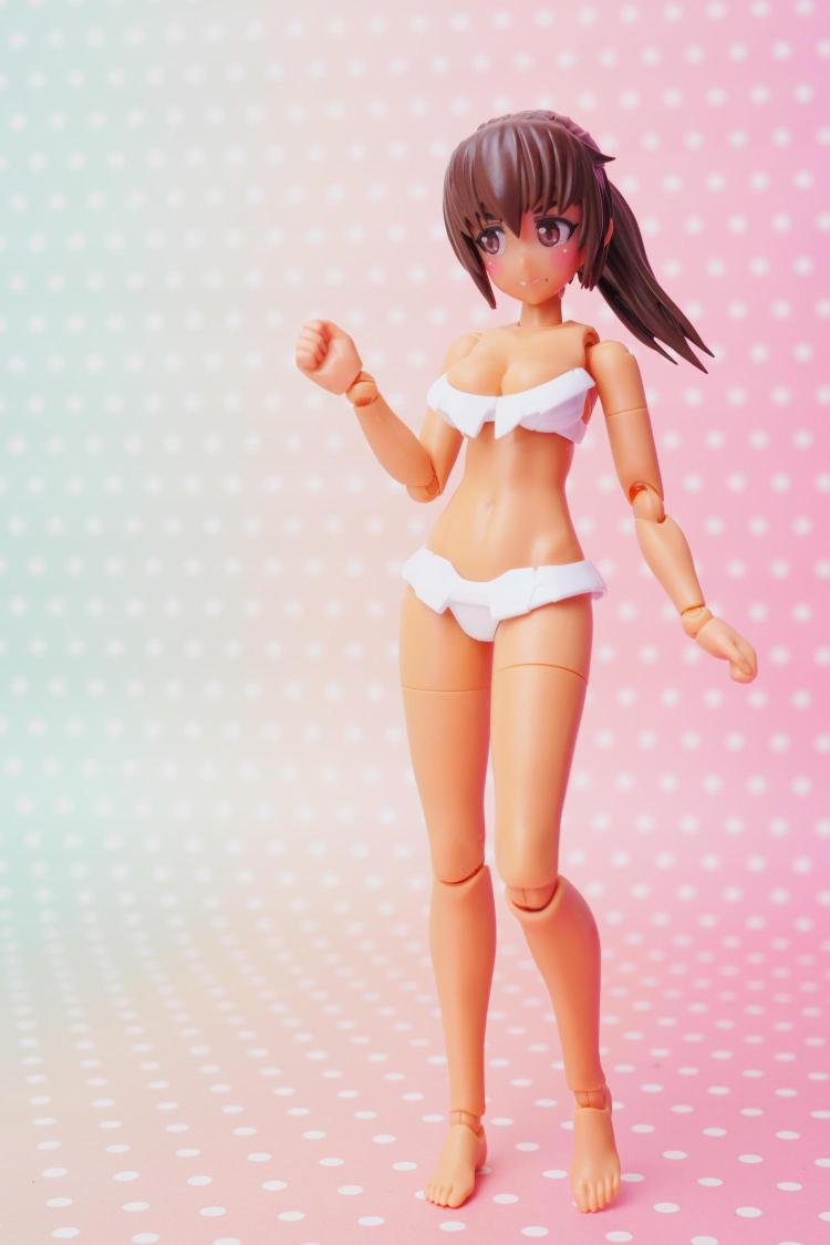 ルルチェ、水着を着る。