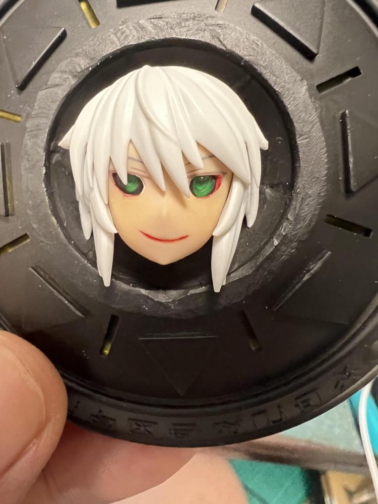 顔の装着