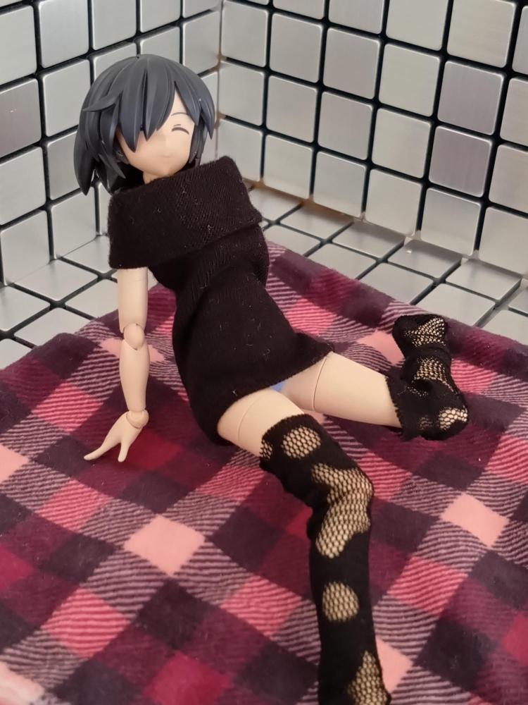オフショルダーワンピース(黒)