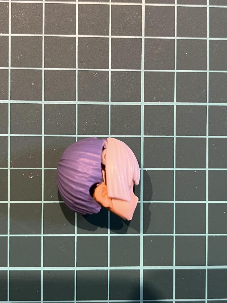 ポニテヘアパーツ加工