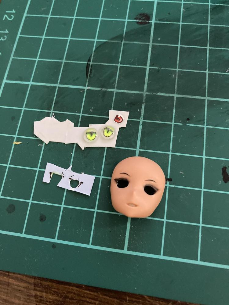 目の位置が高すぎたかも・・・