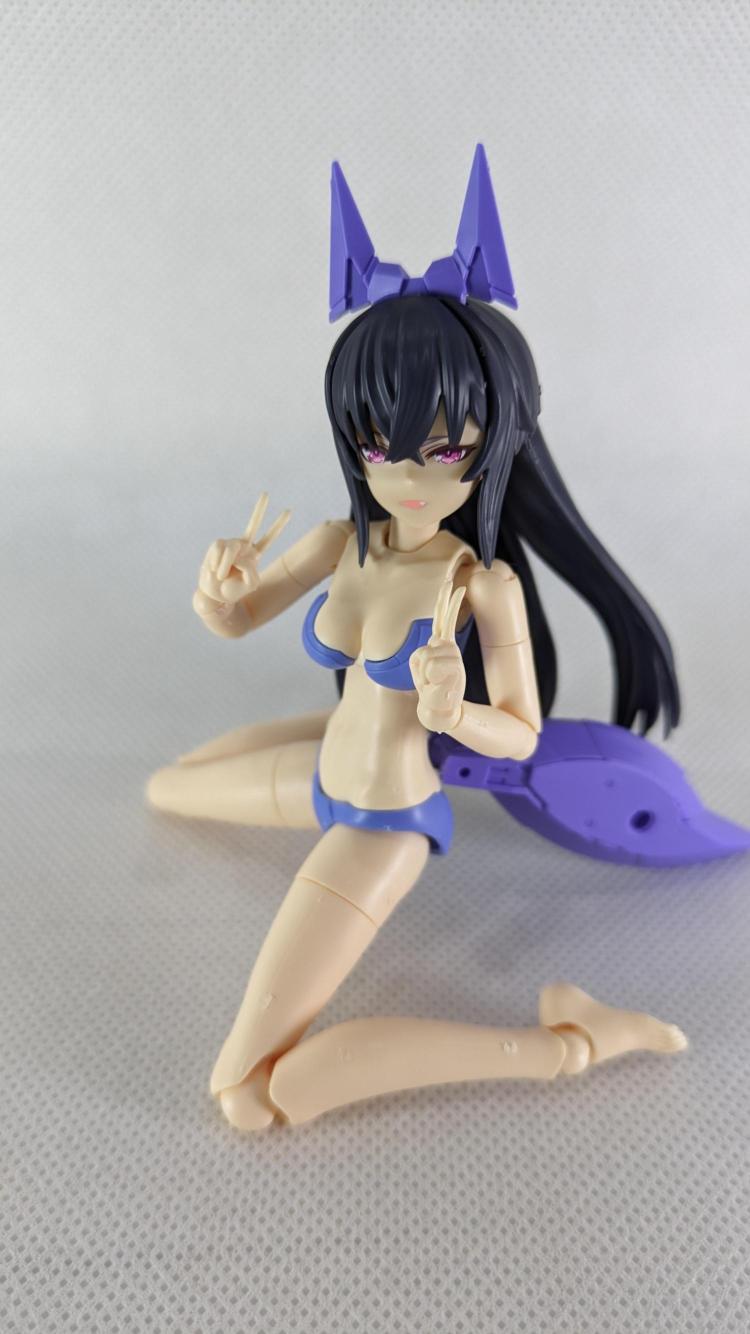 水着でダブルピースをかますヴィクセンさん