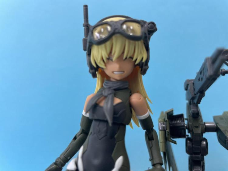 いたずらっぽい笑顔