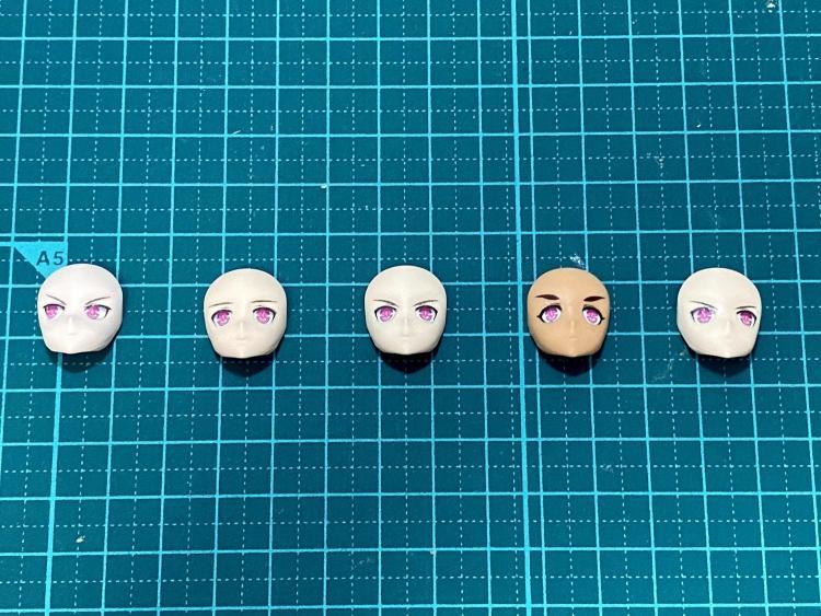 オリジナルフェイスパーツを量産する