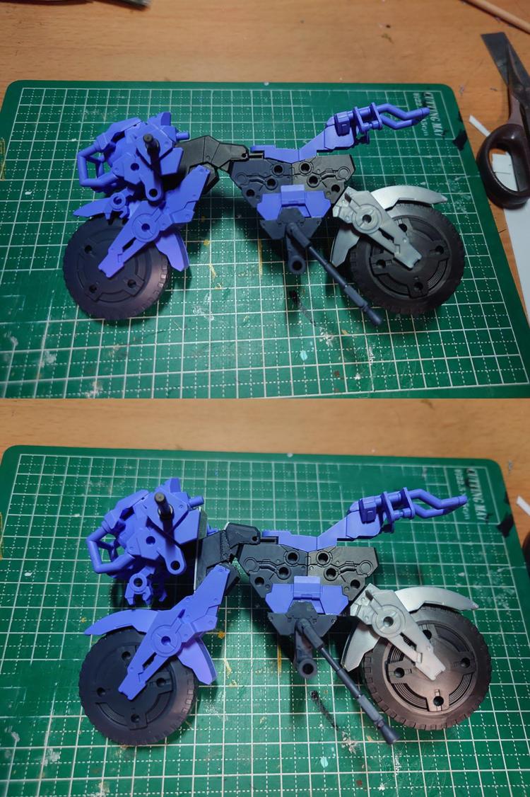 前後にギュッと。